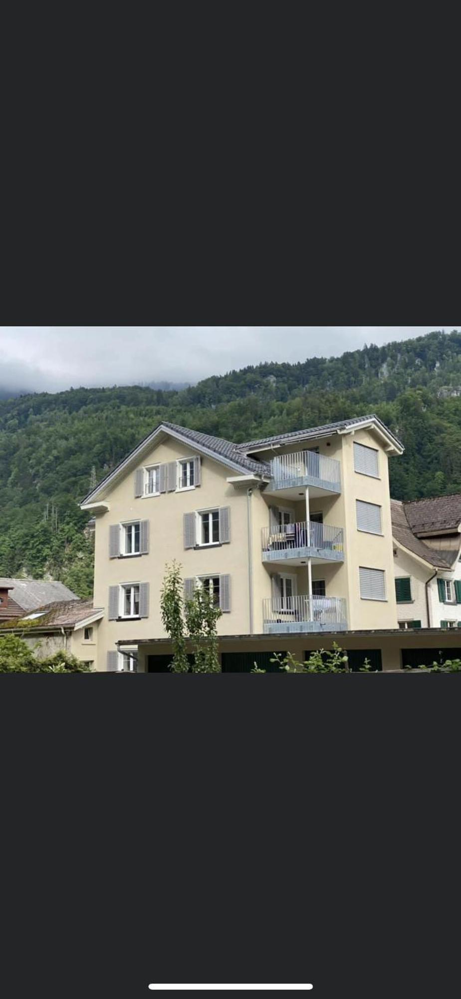Wohnung Am Postweg Netstal Bagian luar foto